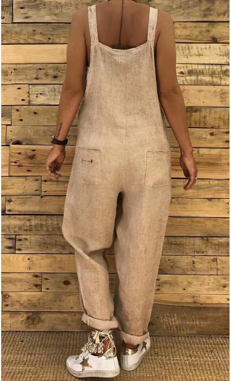 Mila - Women's linen jumpsuit