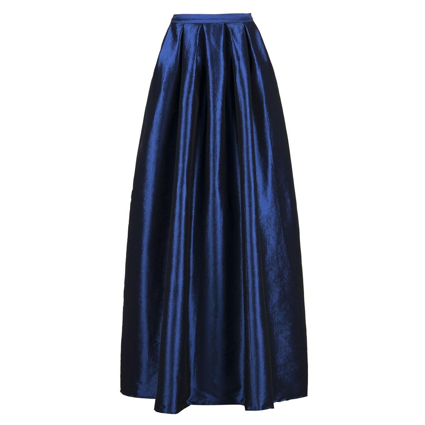 Ladies High-Waist Pleated Maxi Skirt Ivyshape