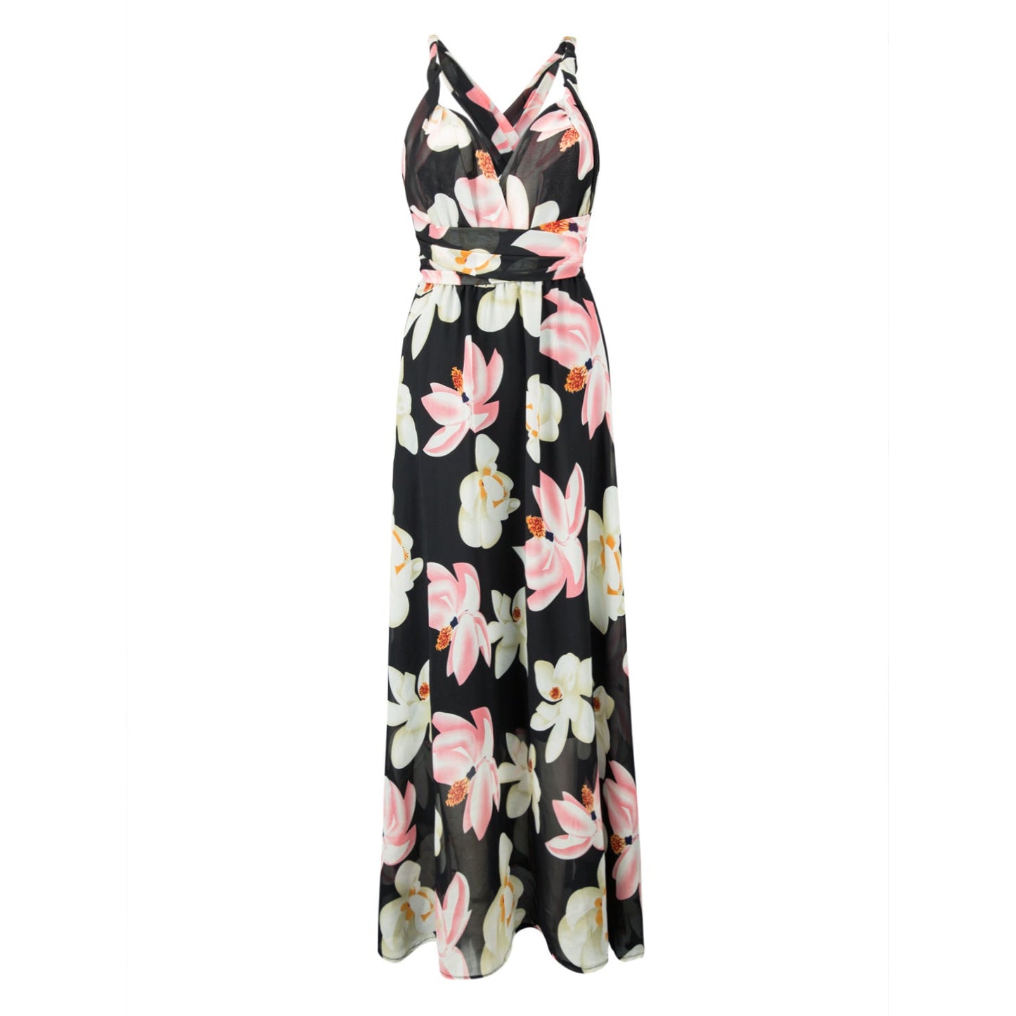 Women Flower Maxi Dress Ivyshape