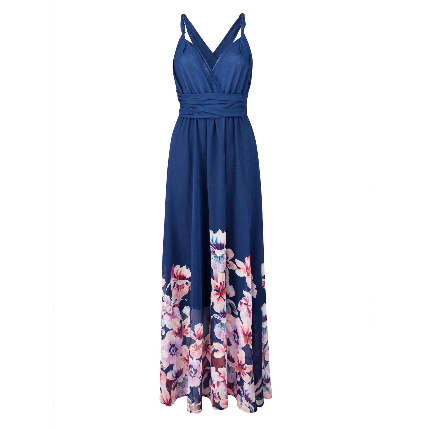 Women Flower Maxi Dress Ivyshape