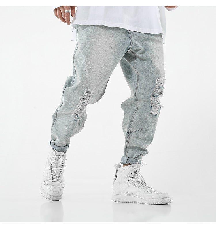 Gaylen | Un versatile paio di jeans larghi con strappi