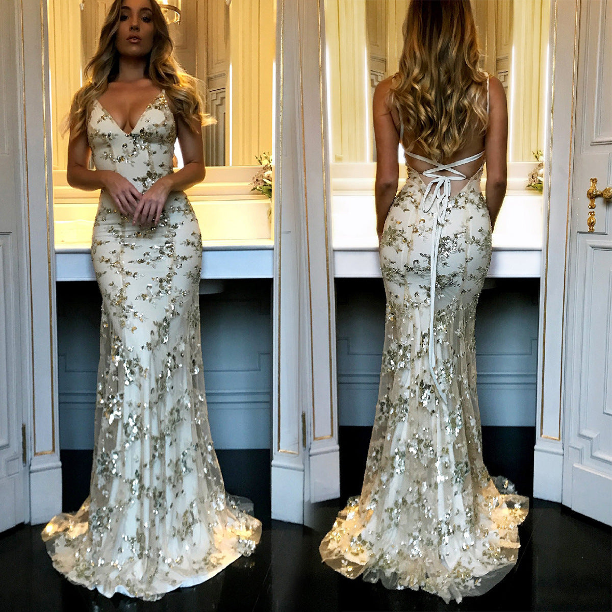 Women's elegant evening dress Ivyshape
