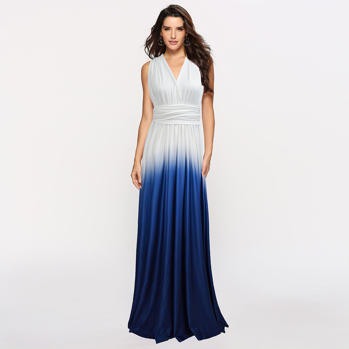 Women's Elegant Ombre Maxi Dress Ivyshape