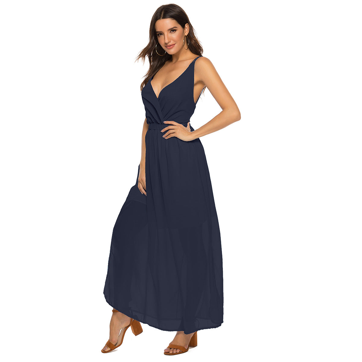 Ladies Elegant Maxi Dress Ivyshape