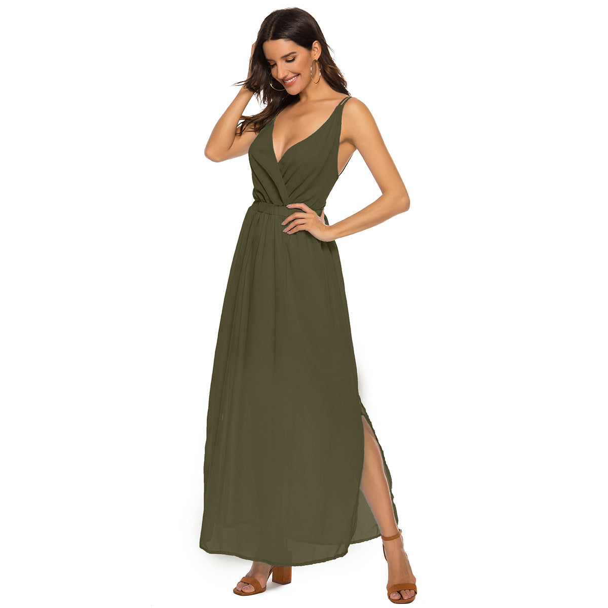 Ladies Elegant Maxi Dress Ivyshape