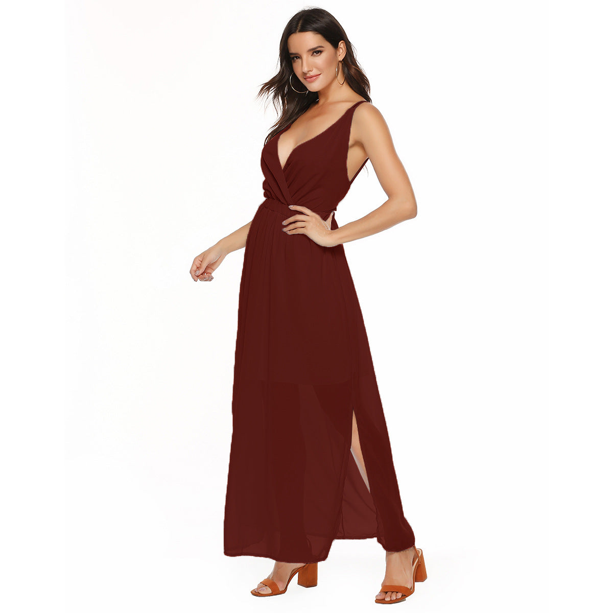 Ladies Elegant Maxi Dress Ivyshape