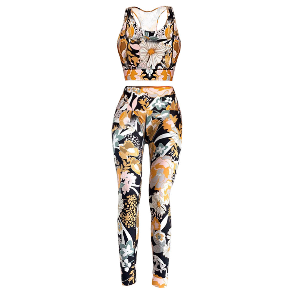 Women's Floral Print Activewear Set Ivyshape