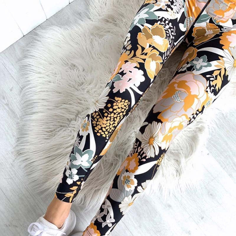 Women's Floral Print Activewear Set Ivyshape