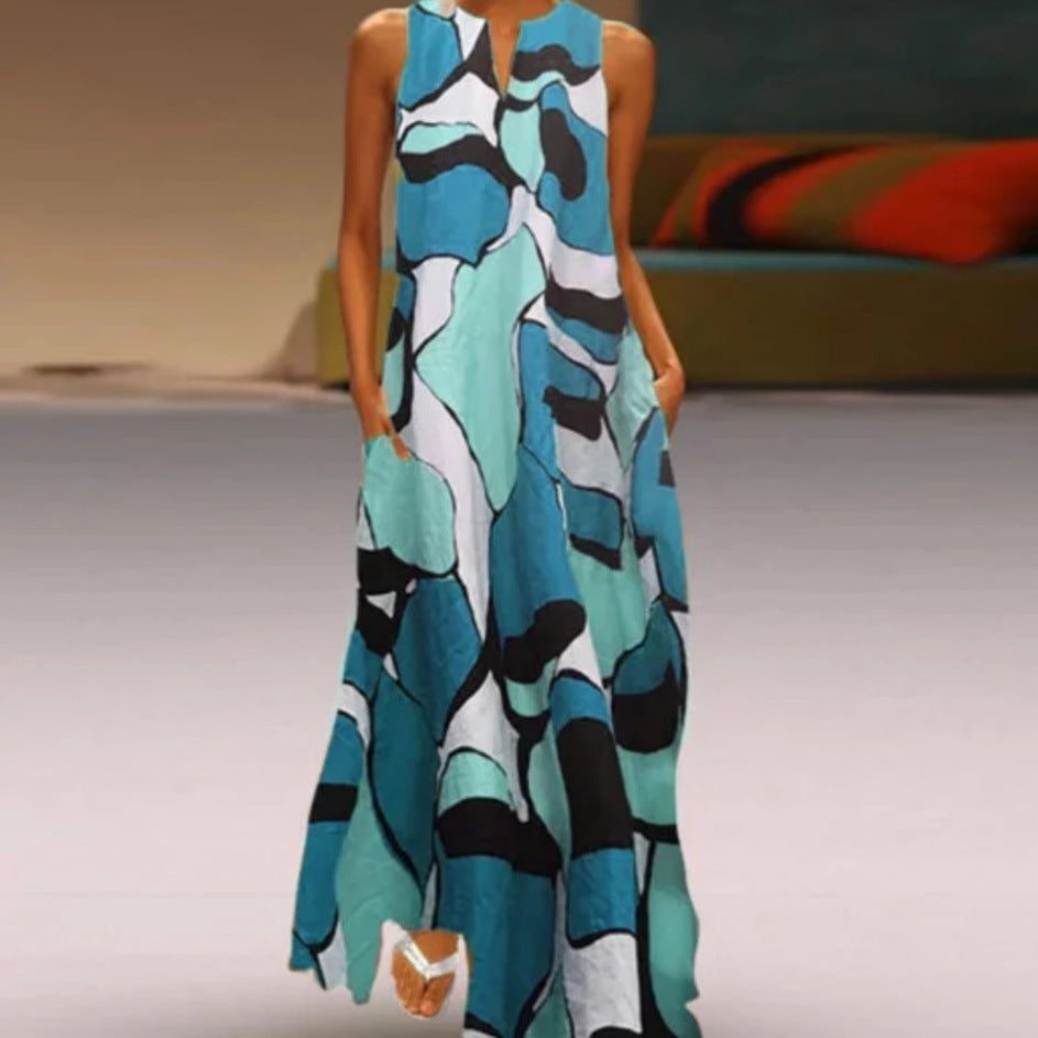 Ladies Casual Maxi Dress Ivyshape
