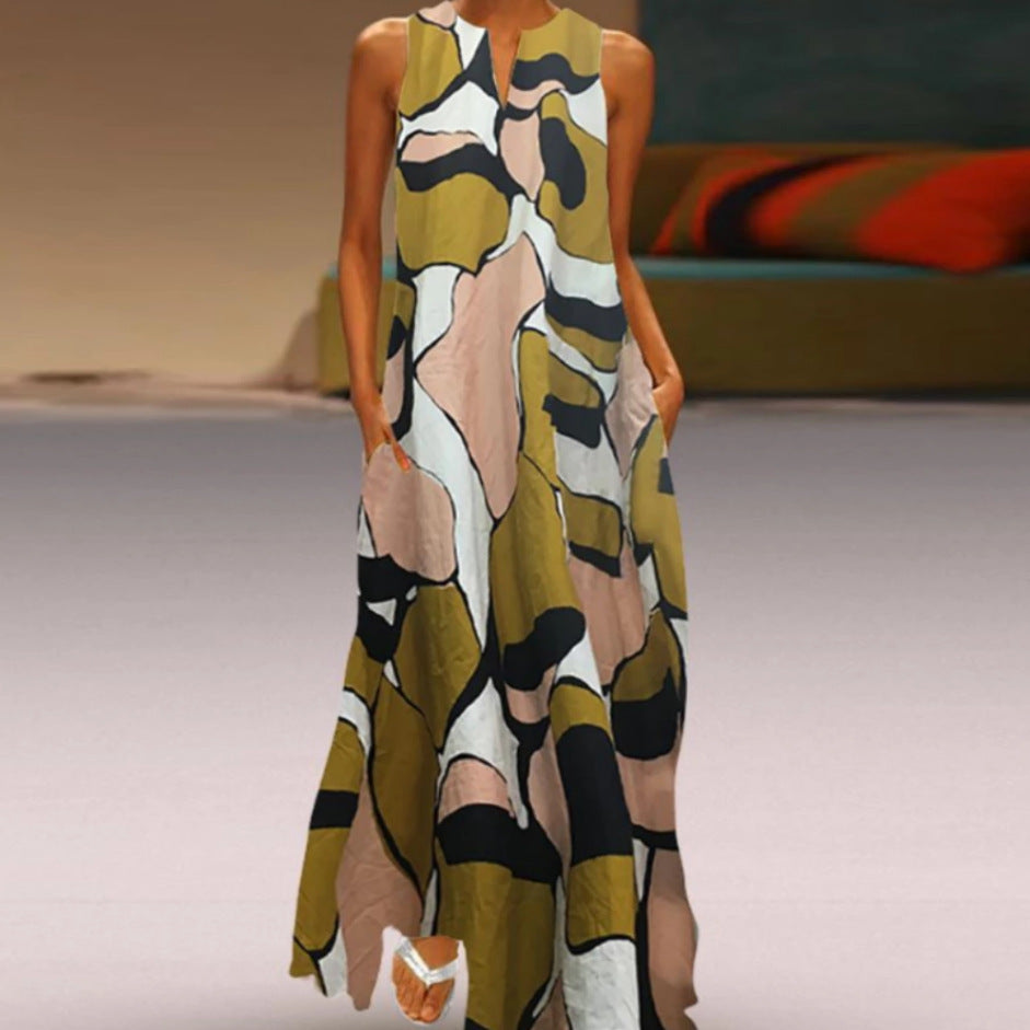 Ladies Casual Maxi Dress Ivyshape