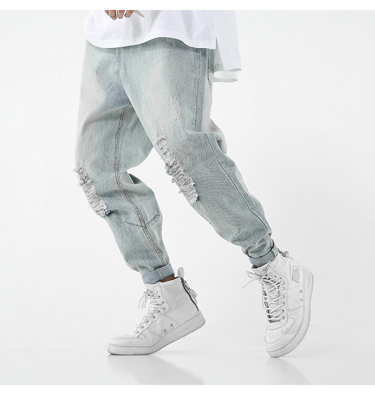 Gaylen | Un versatile paio di jeans larghi con strappi