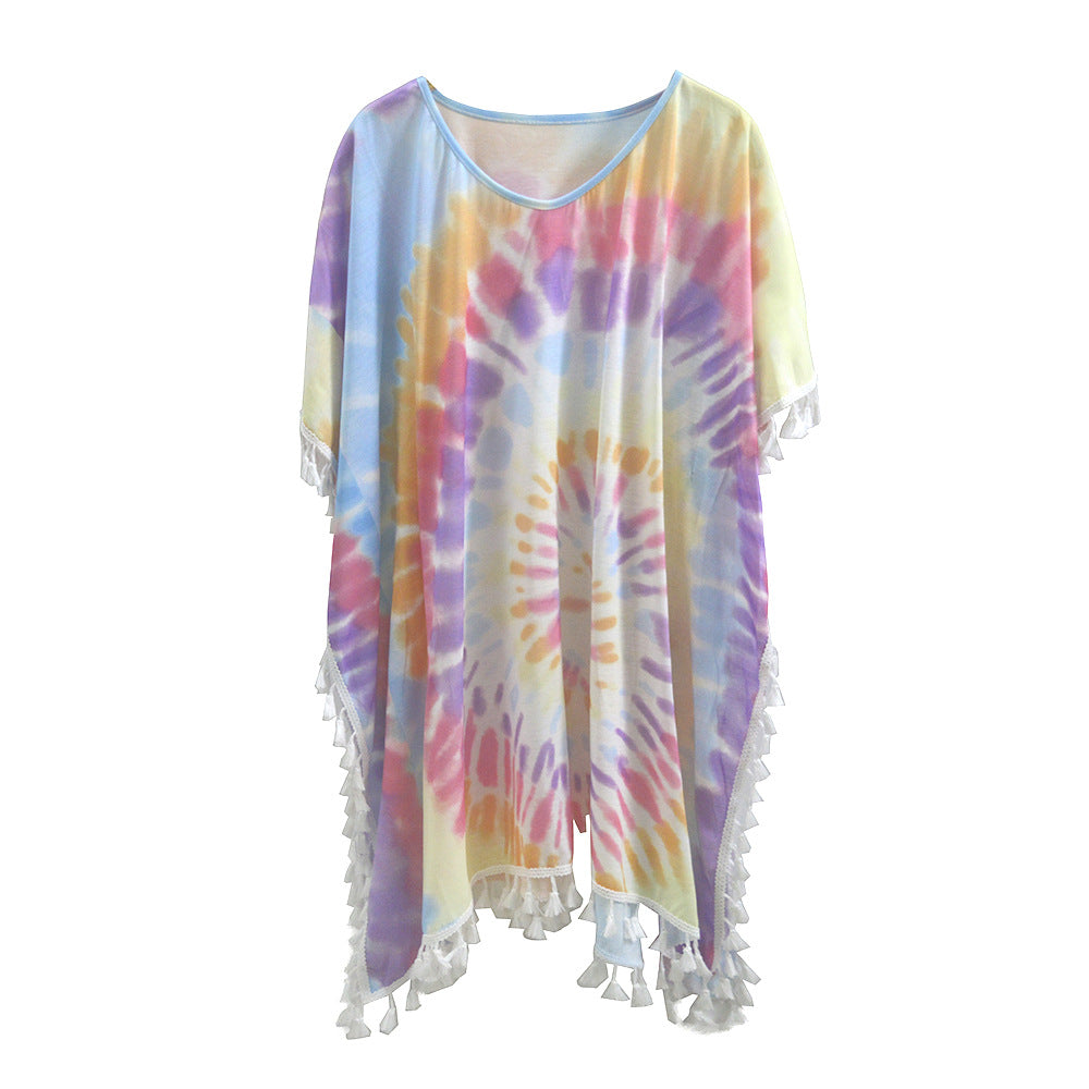 Ladies Bohemian Print Overwrap Tunic Ivyshape