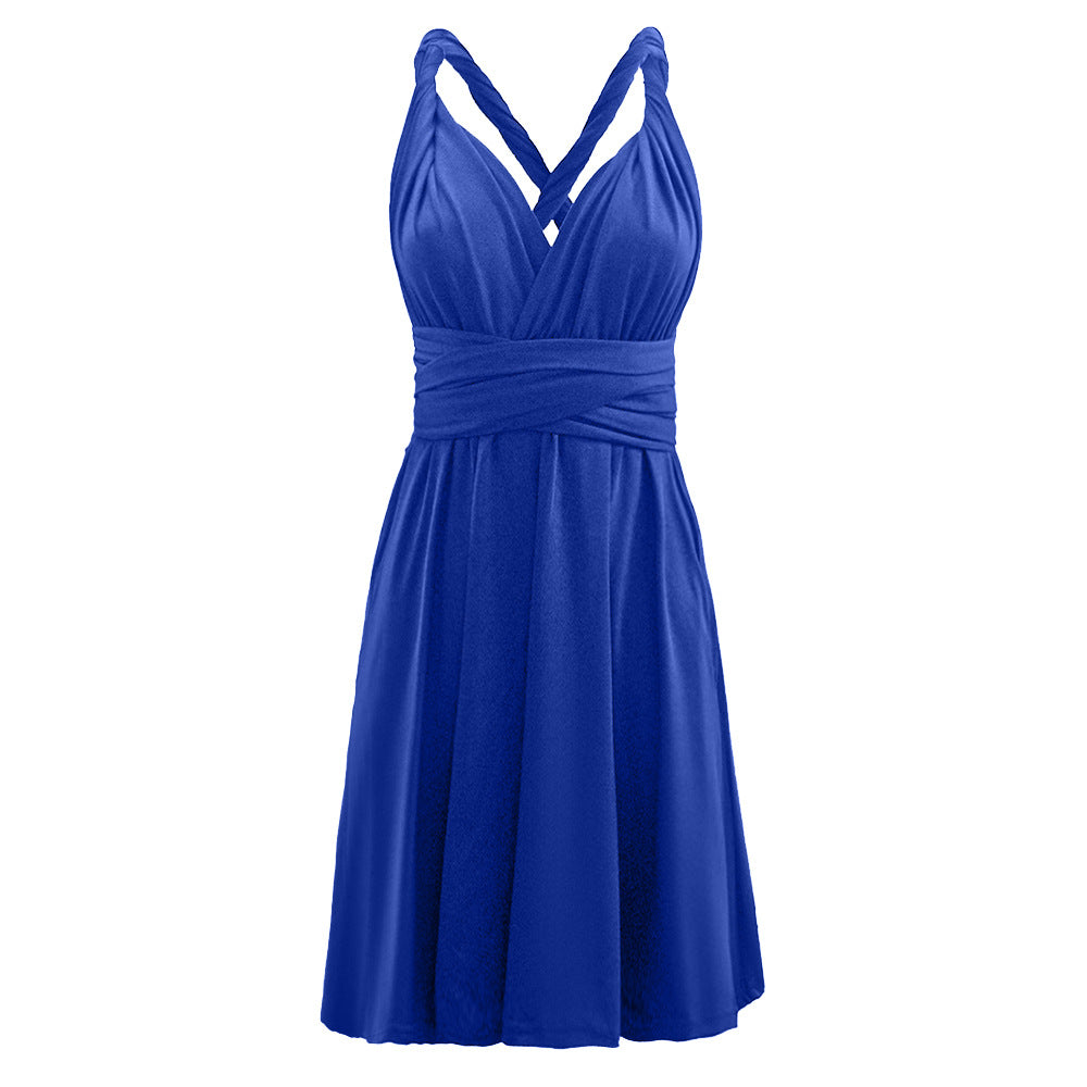 Ladies Versatile Wrap Dress Ivyshape