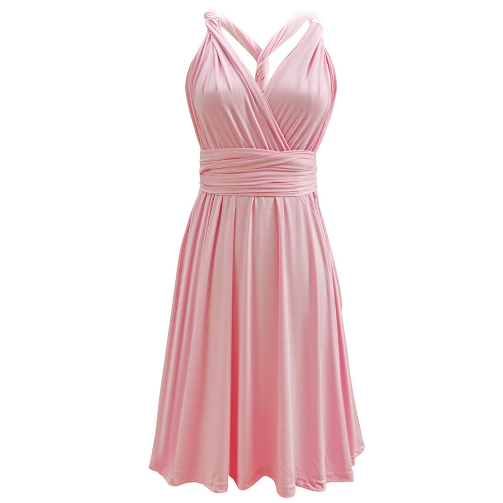 Ladies Versatile Wrap Dress Ivyshape