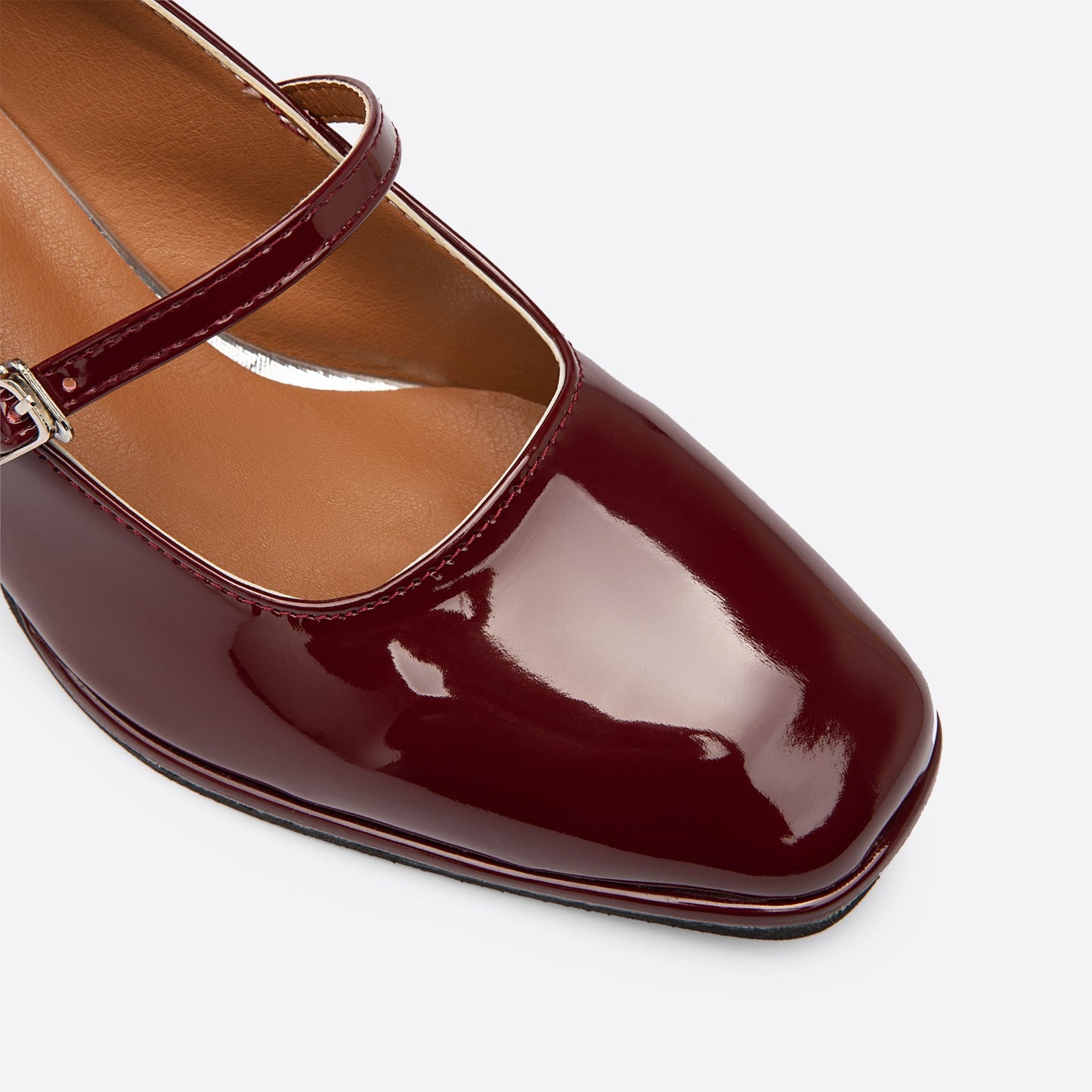 Verlisse™ | Double Strap Patent Block Heels