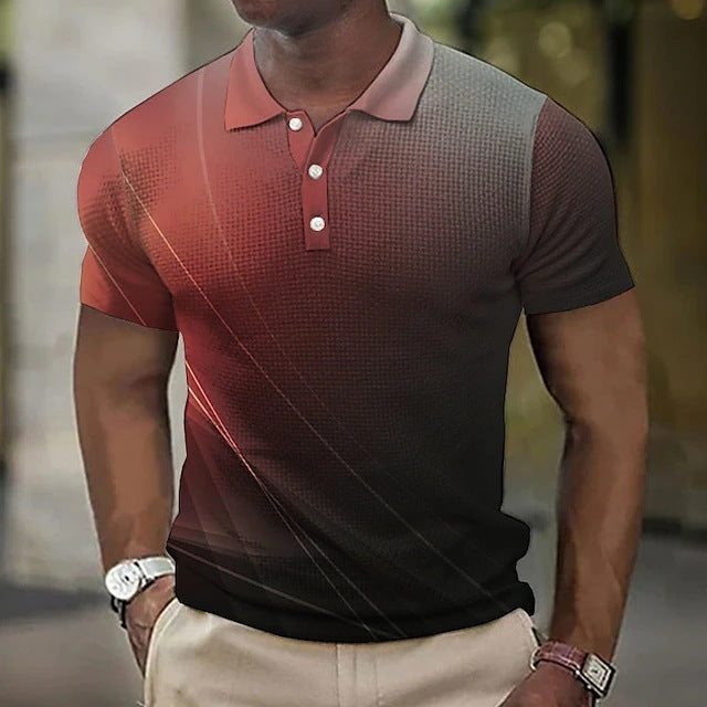 Emilio - Polo dal design moderno e sfumato