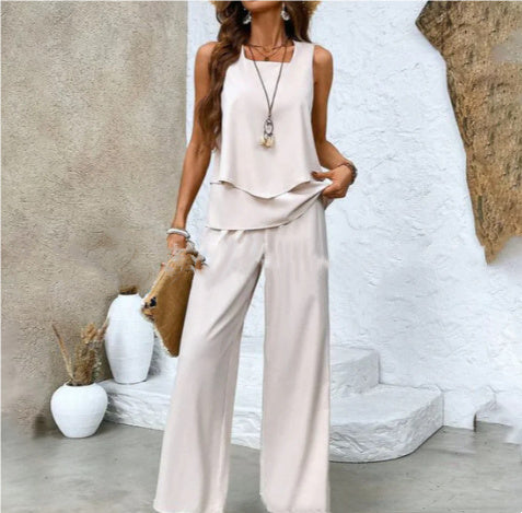 Lina - Two-piece handleless set with floral print