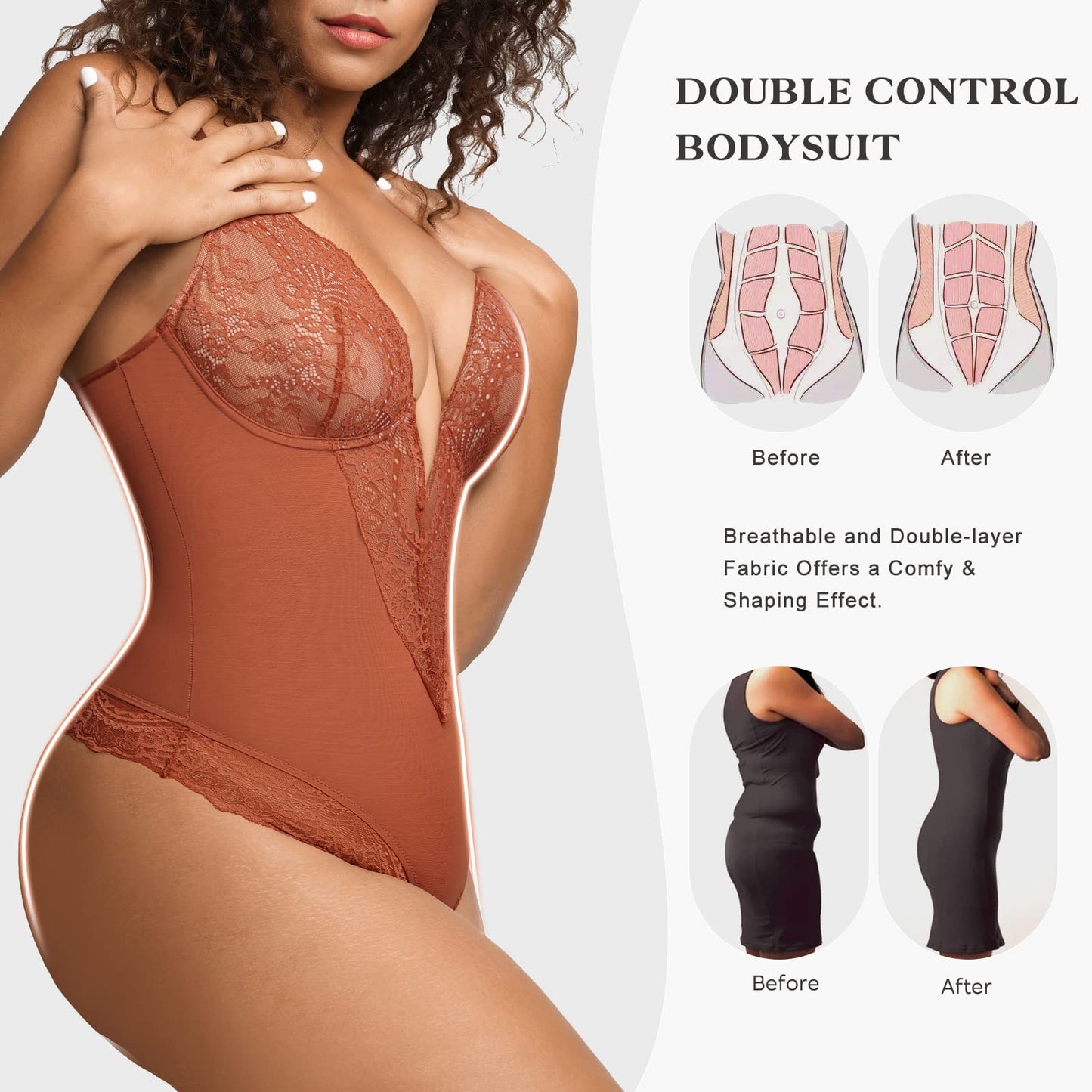 Alessi™ | Flattering lace fit bodysuit