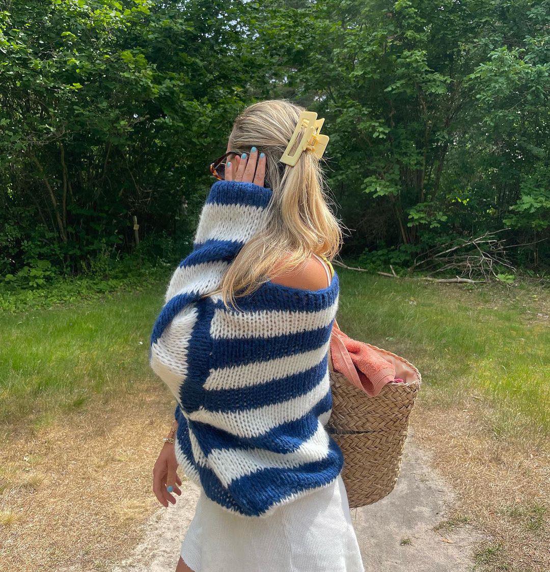Sofia | Maglione oversize con collo alto per donna