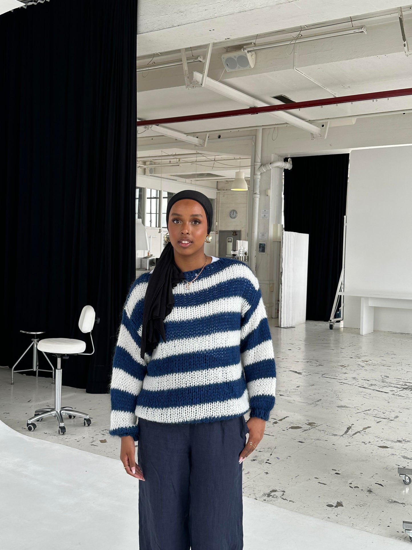 Sofia | Maglione oversize con collo alto per donna