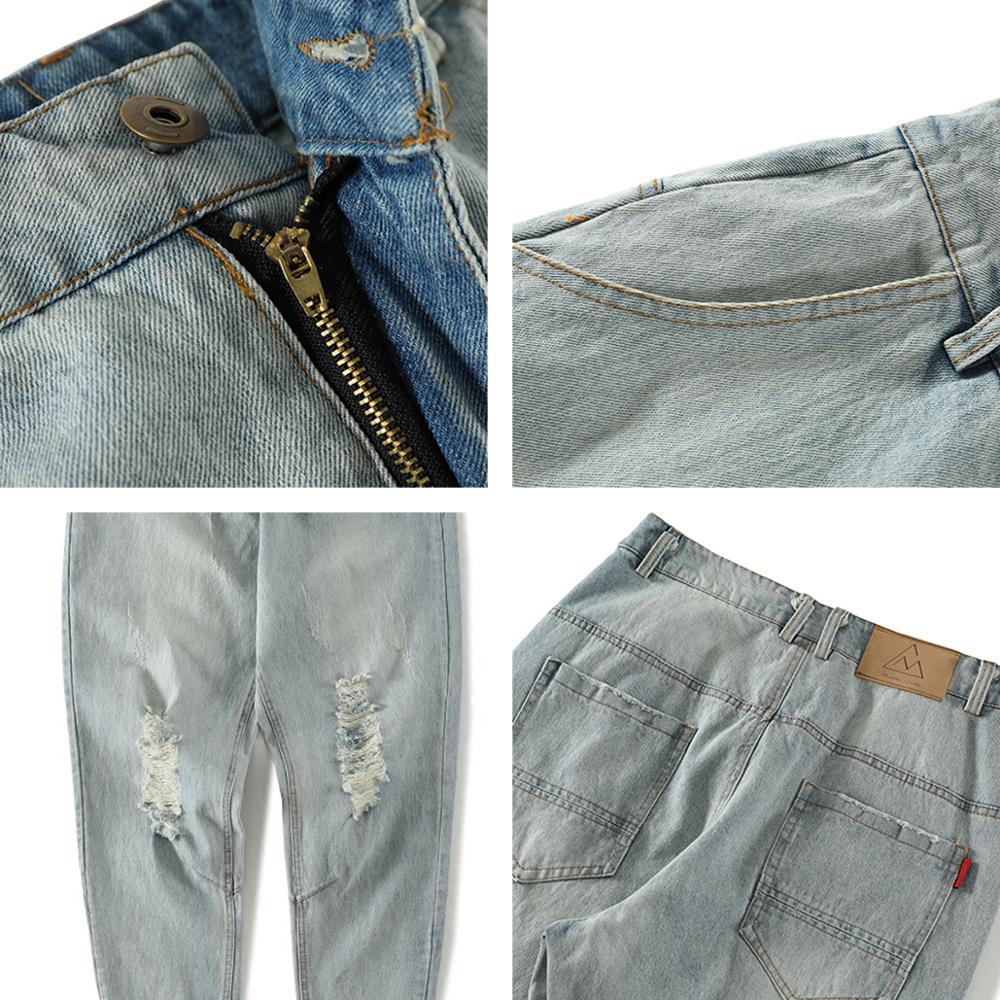 Gaylen | Un versatile paio di jeans larghi con strappi
