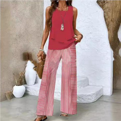 Lina - Two-piece handleless set with floral print