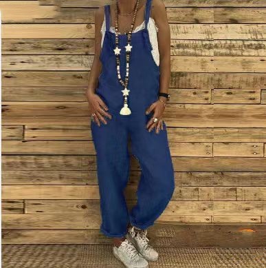 Mila - Women's linen jumpsuit