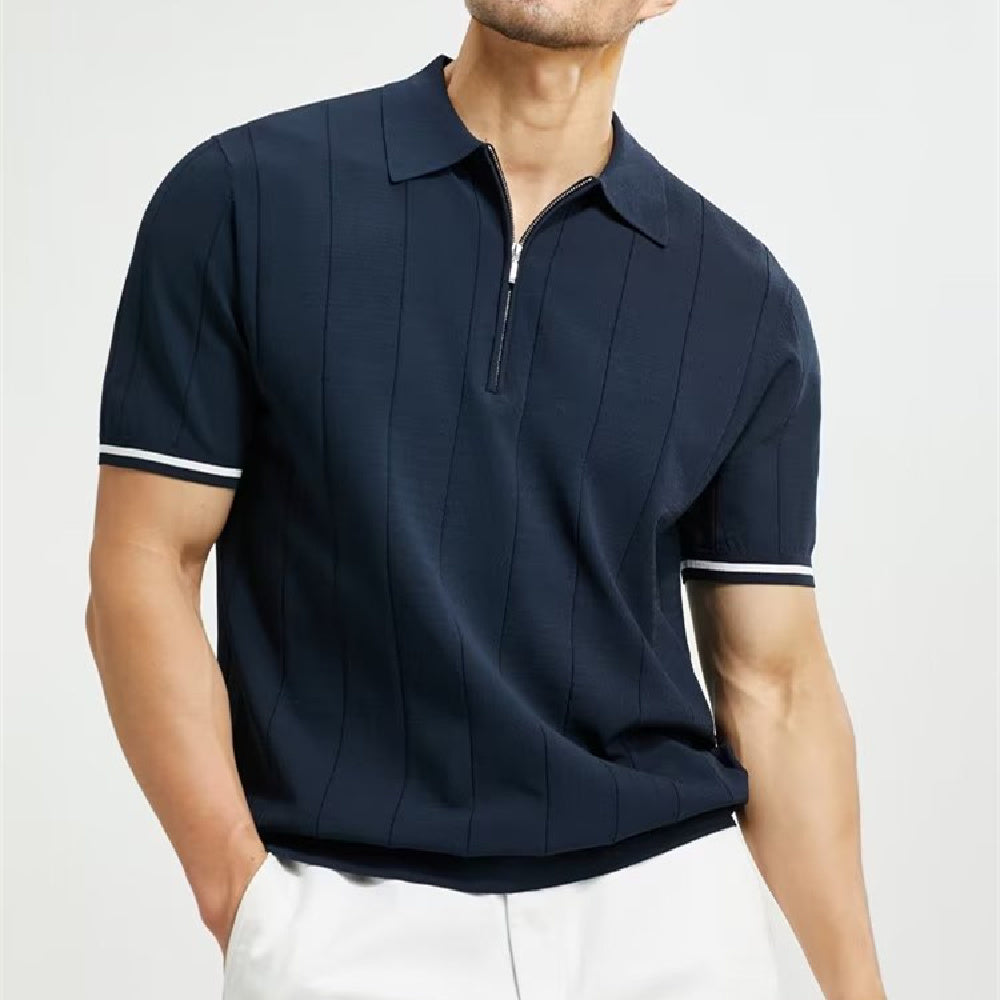 Liam - Polo con zip