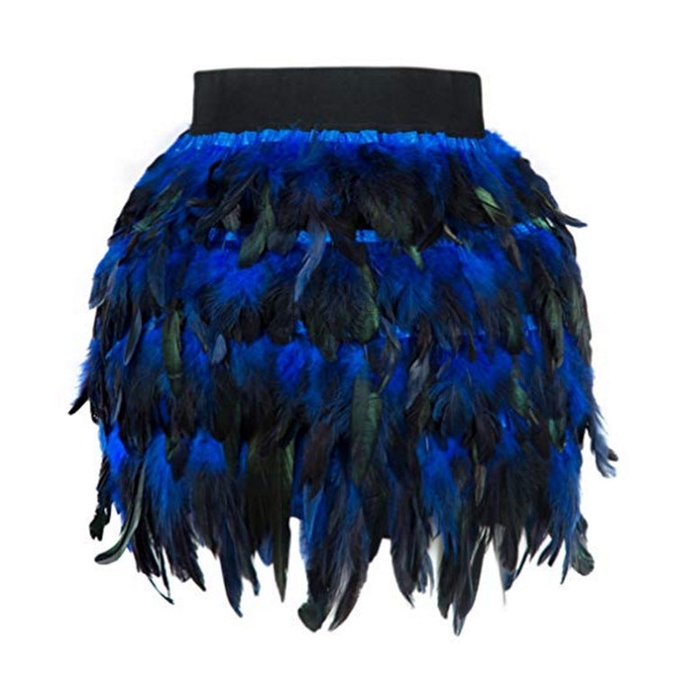 Ladies Feather Skirt Ivyshape