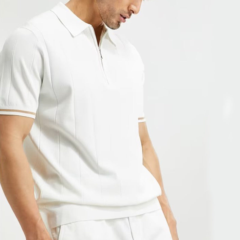 Liam - Polo con zip