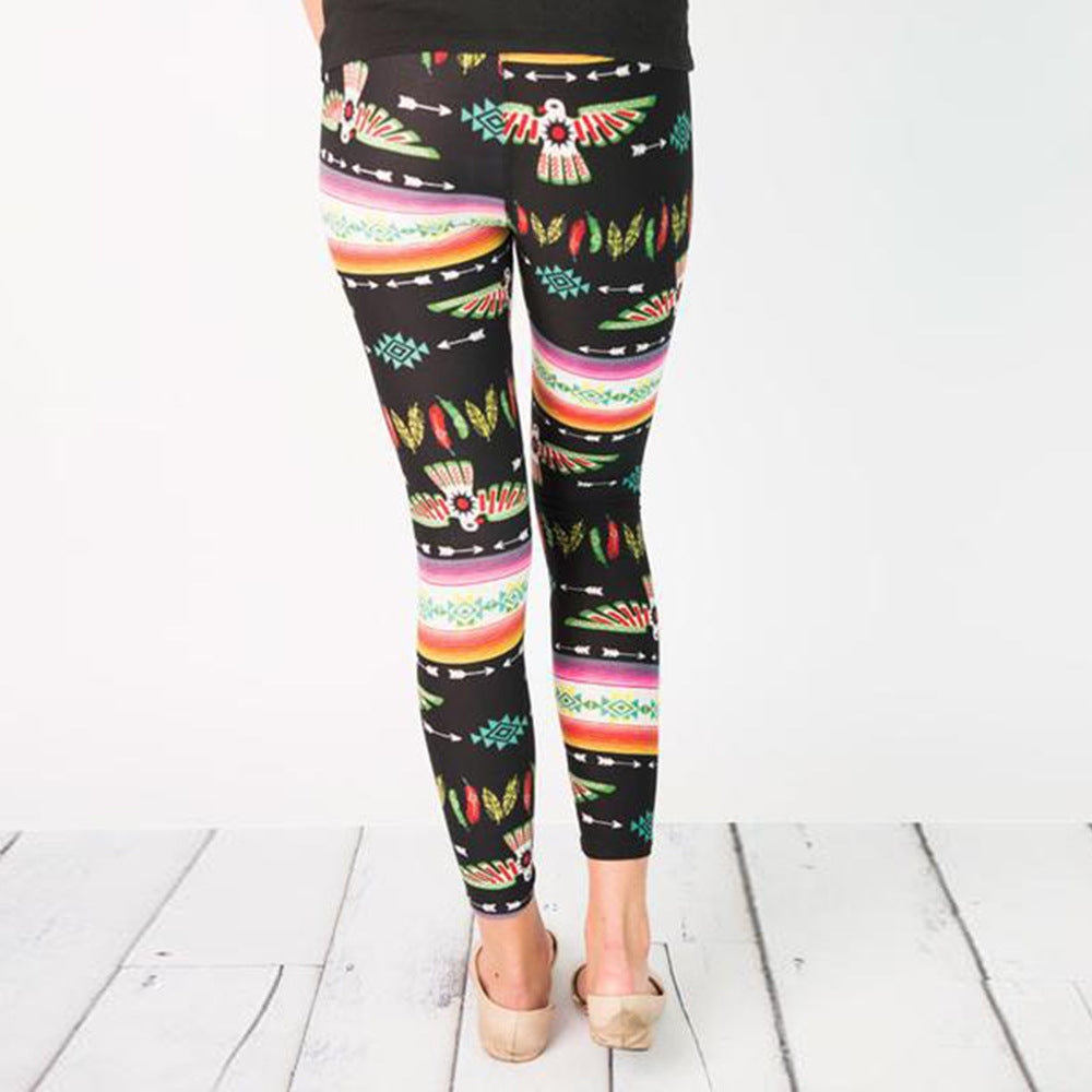 Women's Printed Stretch Leggings Ivyshape
