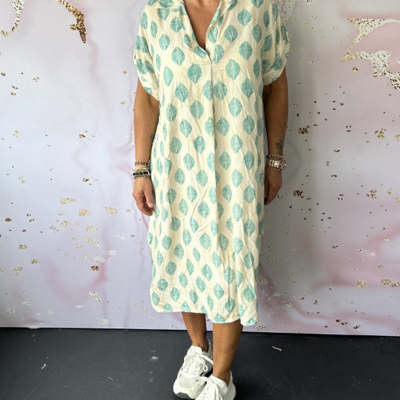 Laura - Midi vestido vestidos midi estilo camisero