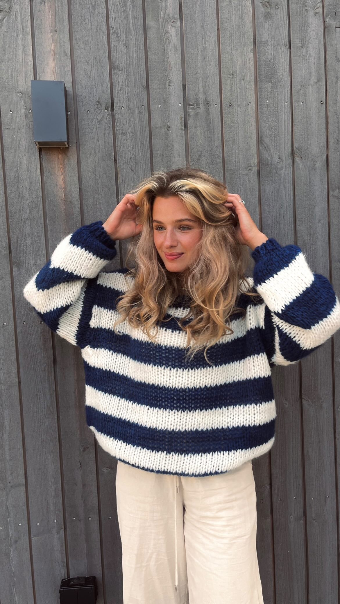 Sofia | Maglione oversize con collo alto per donna
