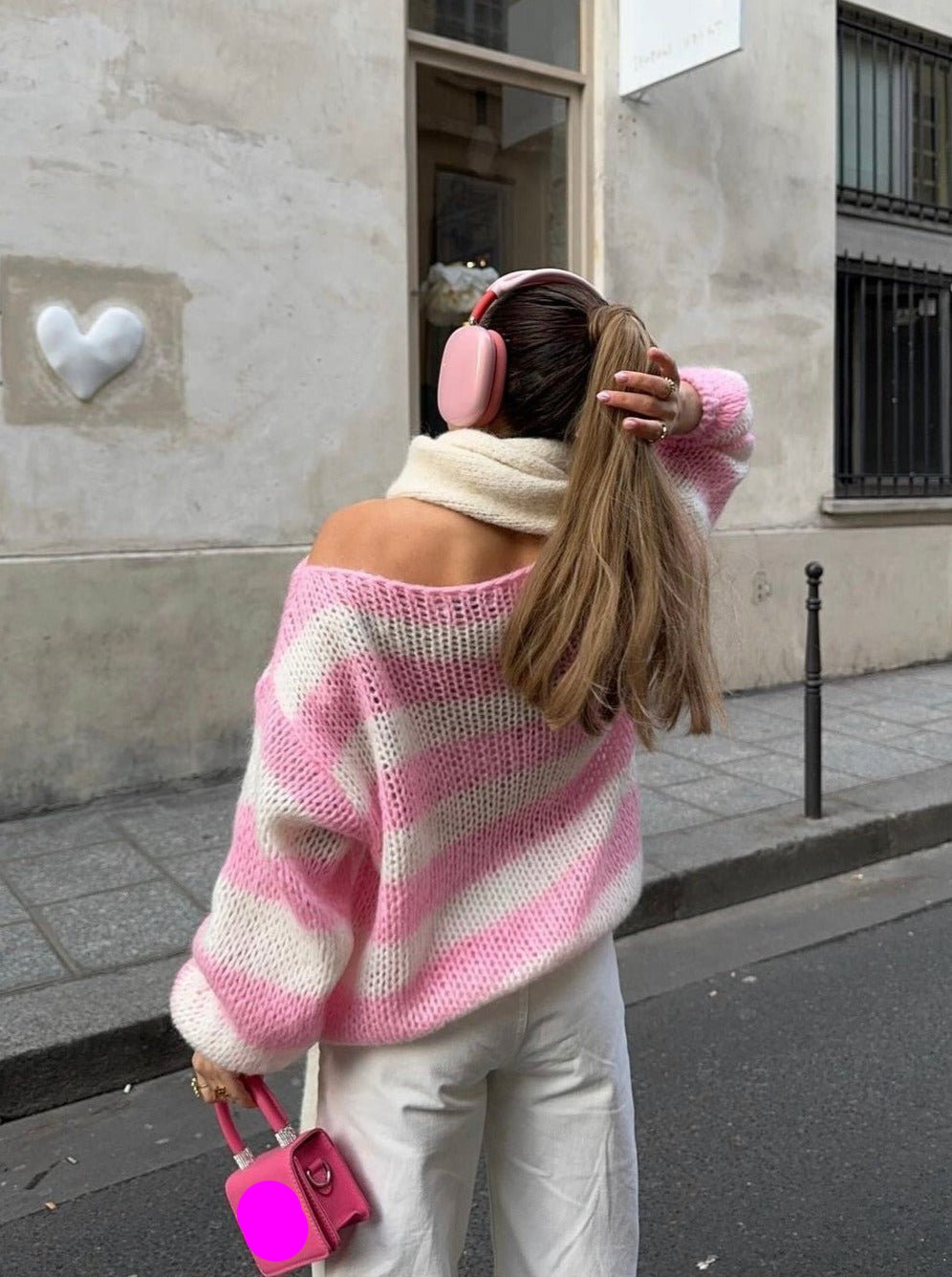 Sofia | Maglione oversize con collo alto per donna
