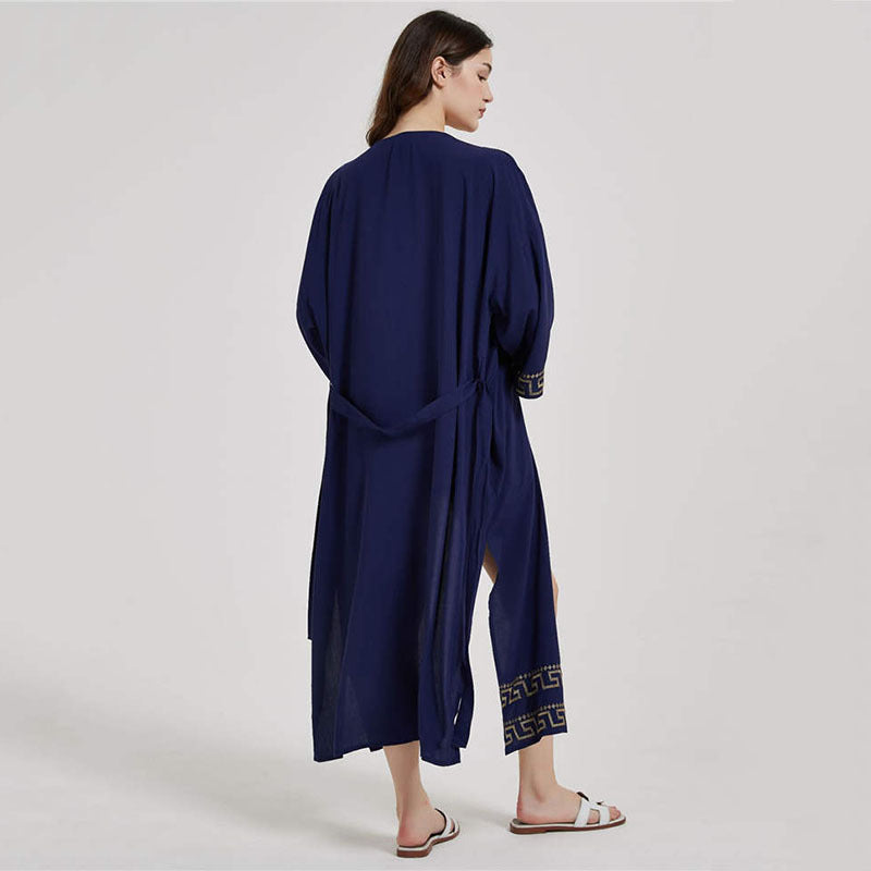 Ladies elegant kimono with elaborate decorations Ivyshape