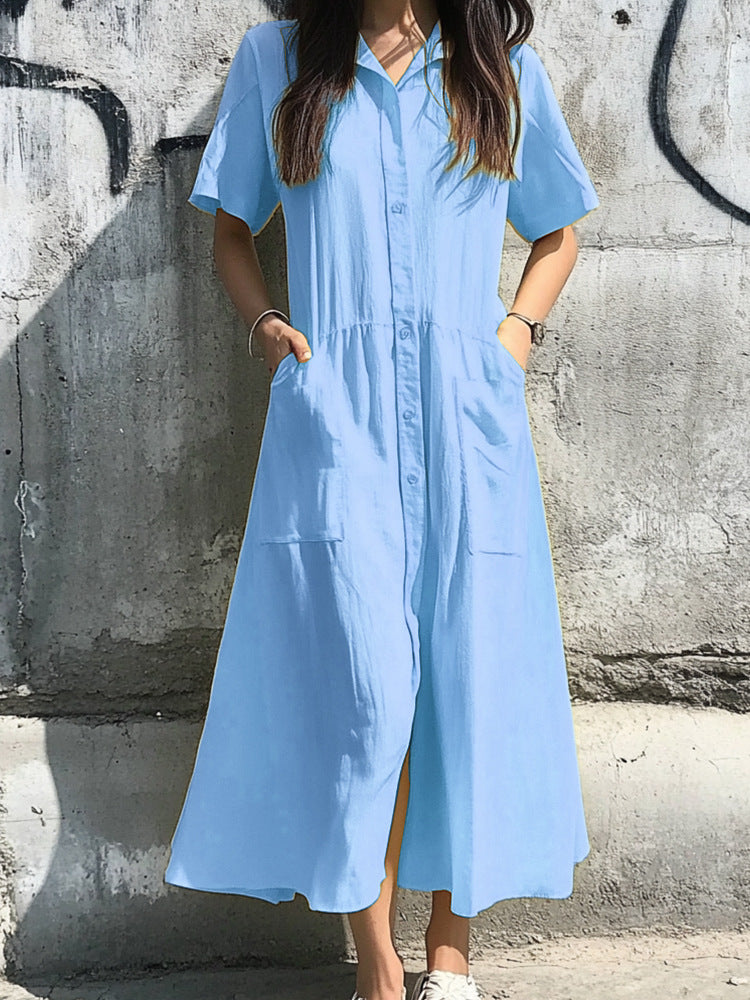 Ladies Shirt Dress Ivyshape