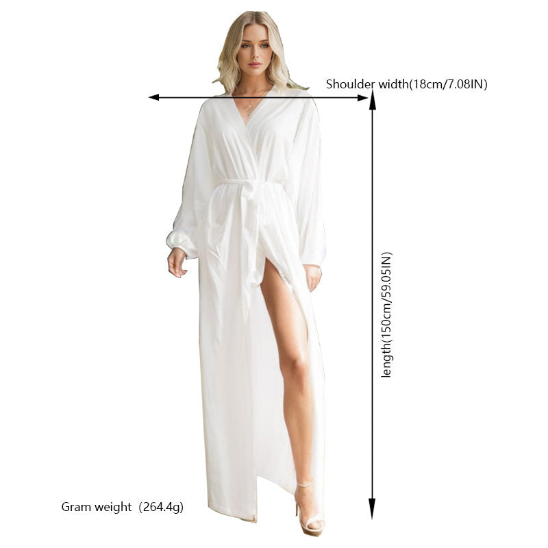 Women's elegant and luxurious silk kimono Ivyshape