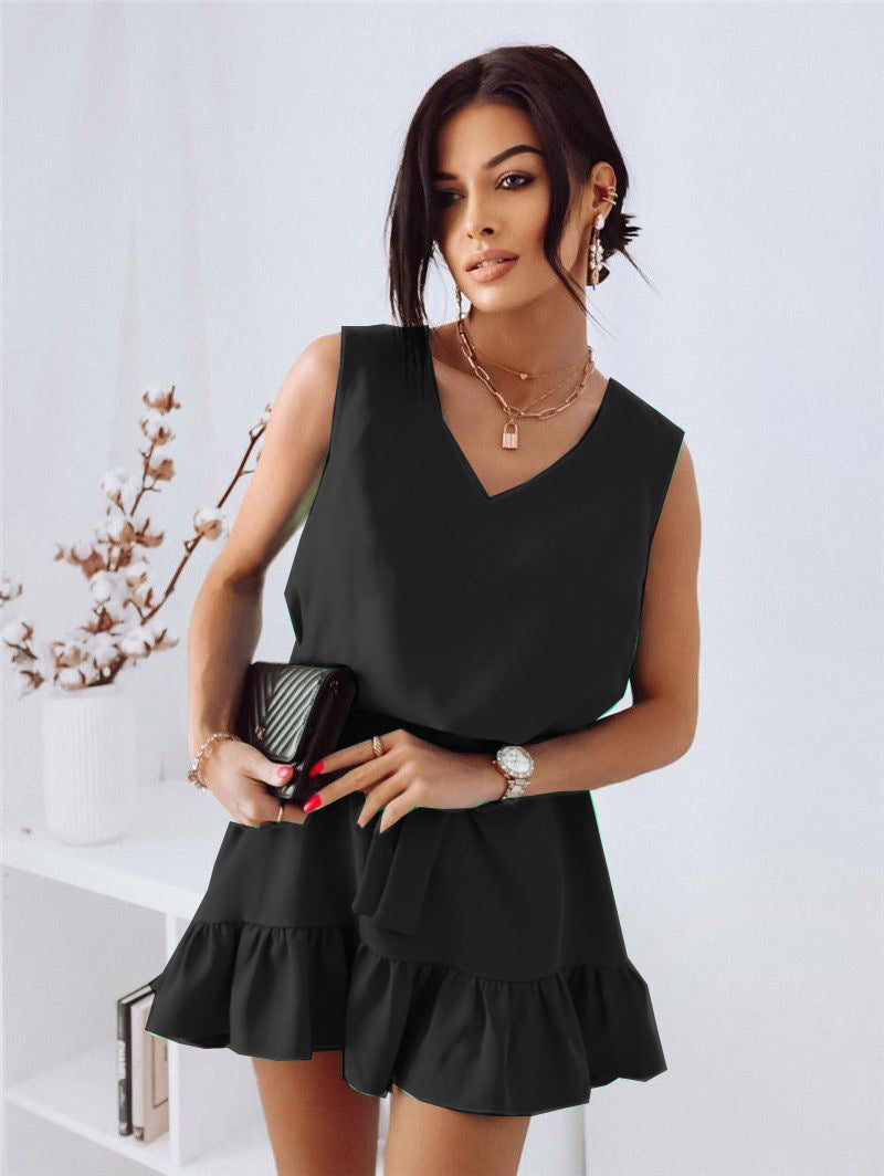 Women's Summer Dress with Ruffles Ivyshape