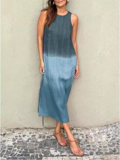 Ladies Elegant Sleeveless Maxi Dress Ivyshape