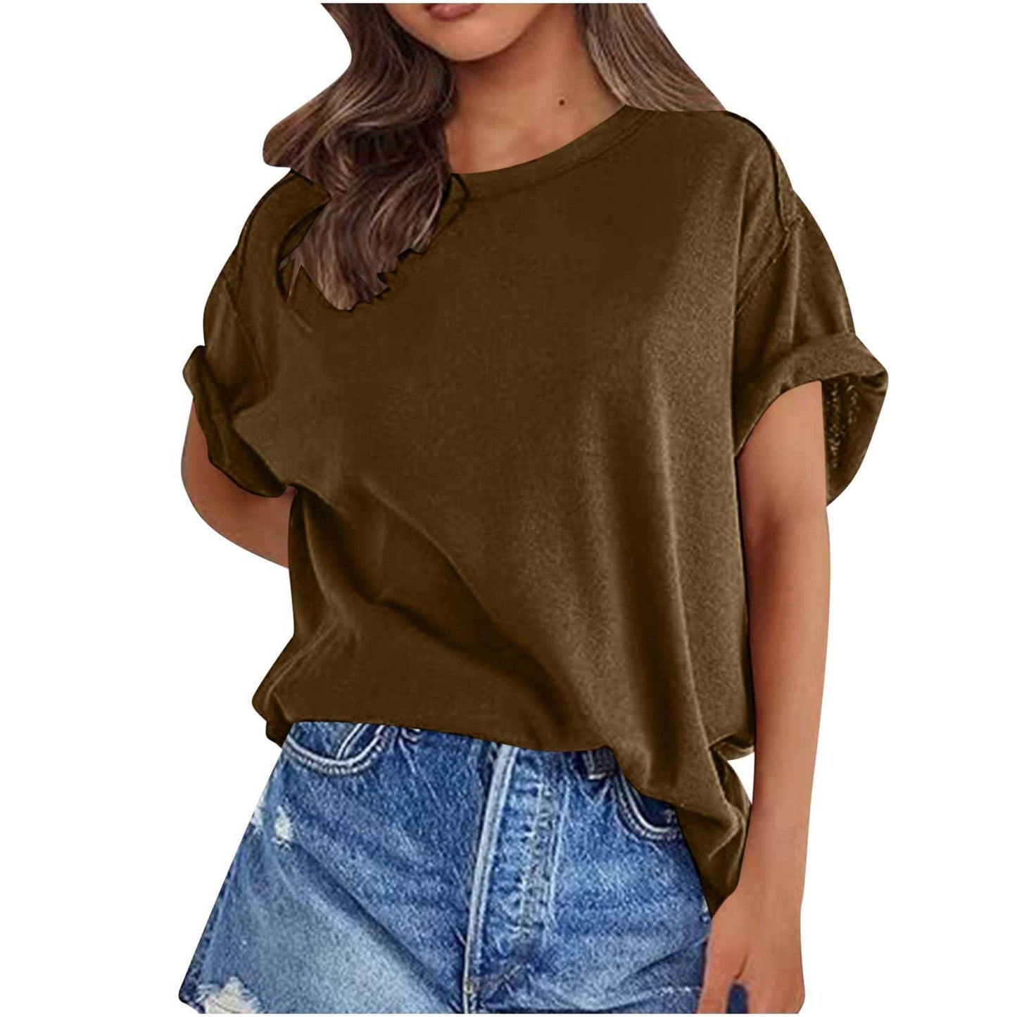 Women's Casual Plus Size T-Shirt Ivyshape