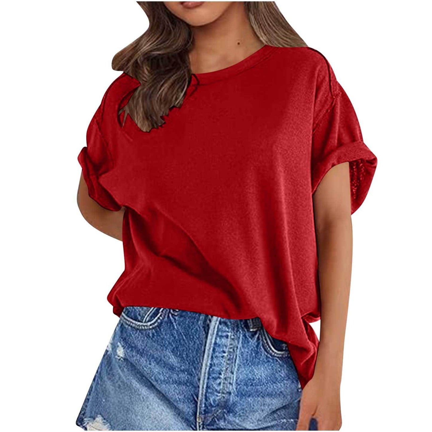 Women's Casual Plus Size T-Shirt Ivyshape