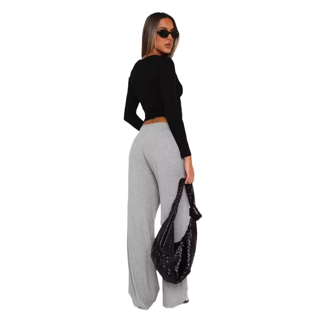 Women's Flowing Loose Lounge Pants Ivyshape