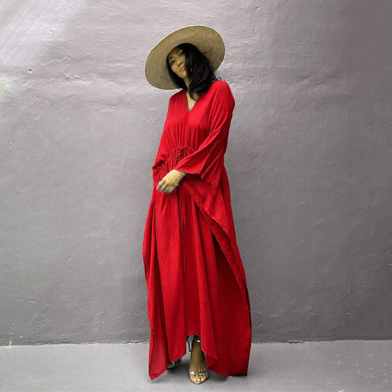 Ladies Maxi Beach Dress Ivyshape