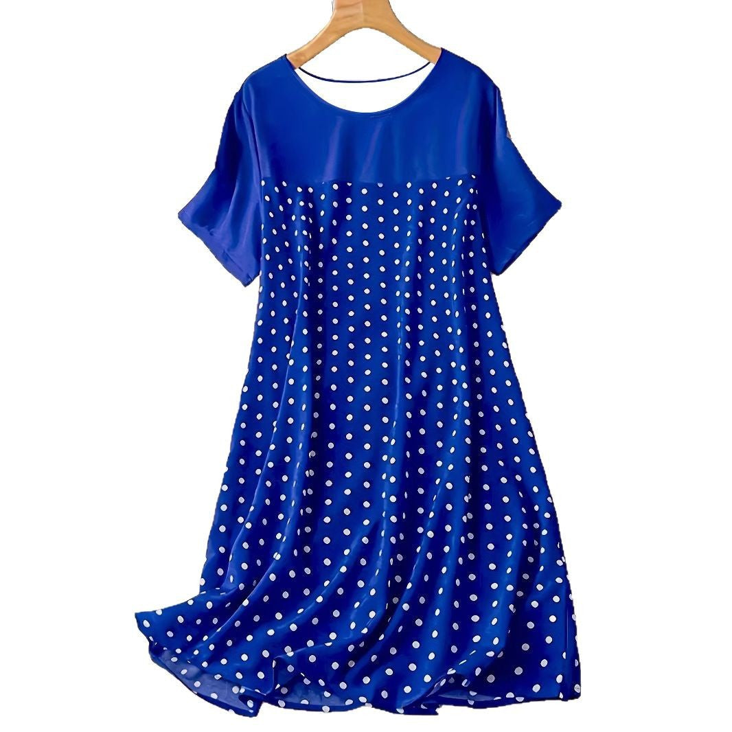Women Polka Dot A-Line Casual Dress Ivyshape