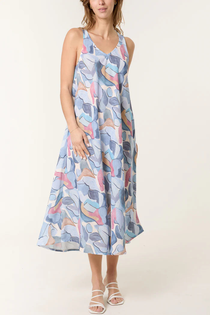 Women's art-inspired maxi dress Ivyshape