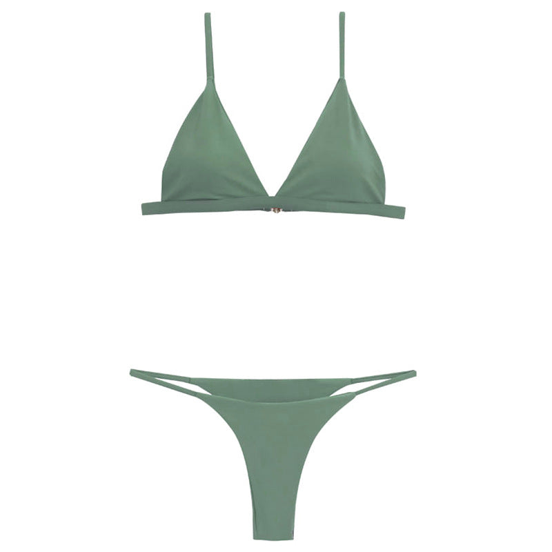 Women's triangle bikini with adjustable straps and elegant design Ivyshape