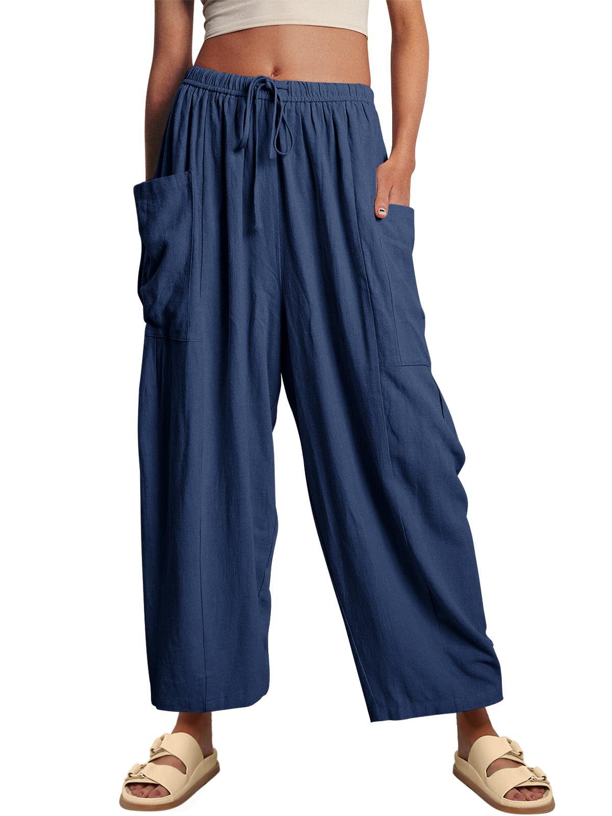 Ladies stylish comfortable cargo pants Ivyshape