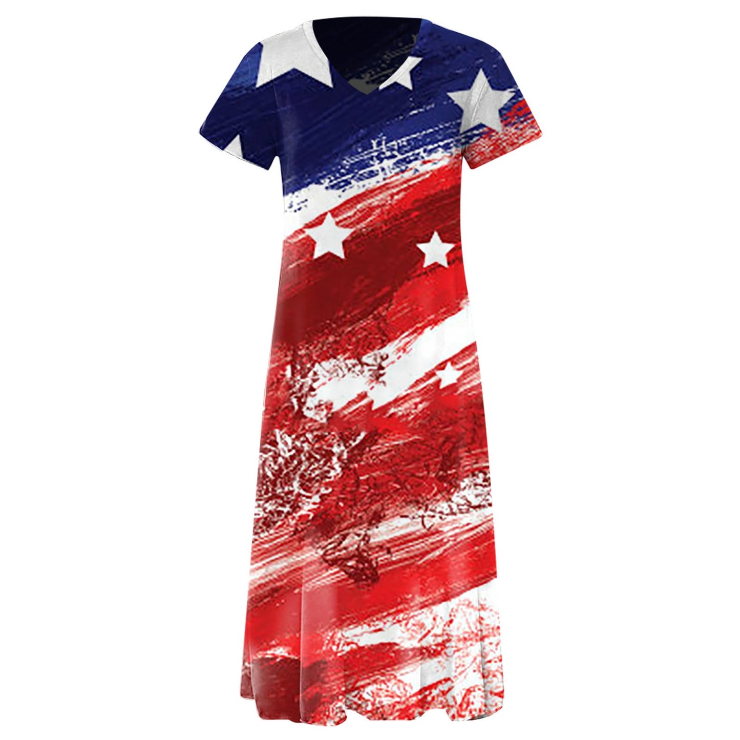 Ladies Graphic Maxi Dress Ivyshape