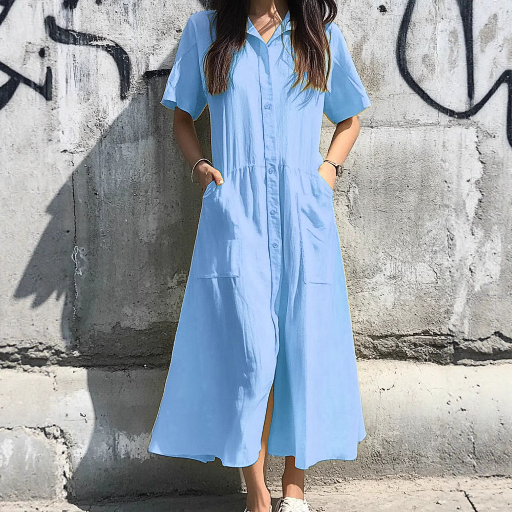 Ladies Shirt Dress Ivyshape