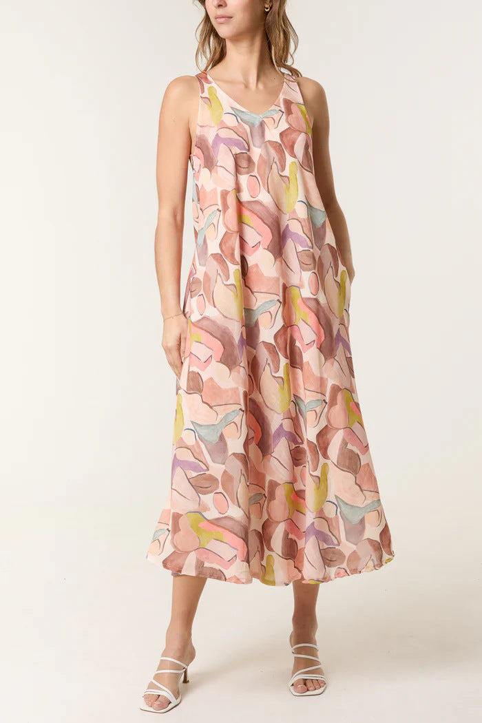 Women's art-inspired maxi dress Ivyshape